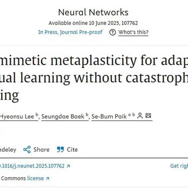 👍 New paper is now available online in Neural Networks!